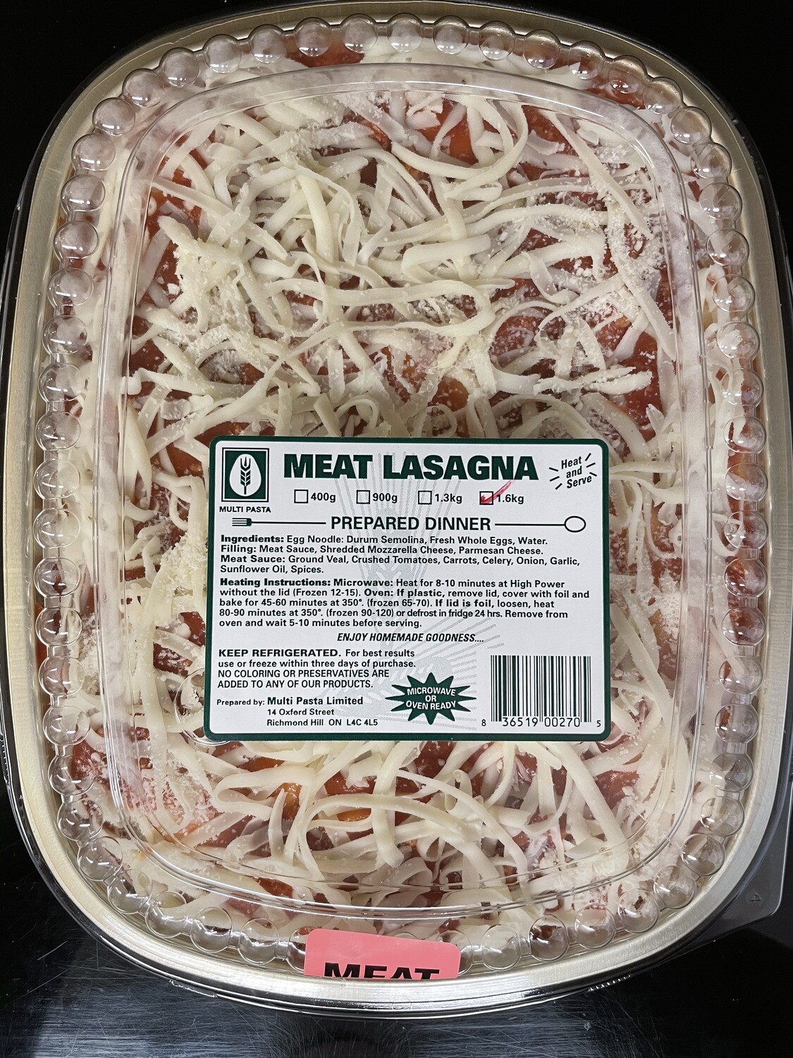 Family Meat Lasagna