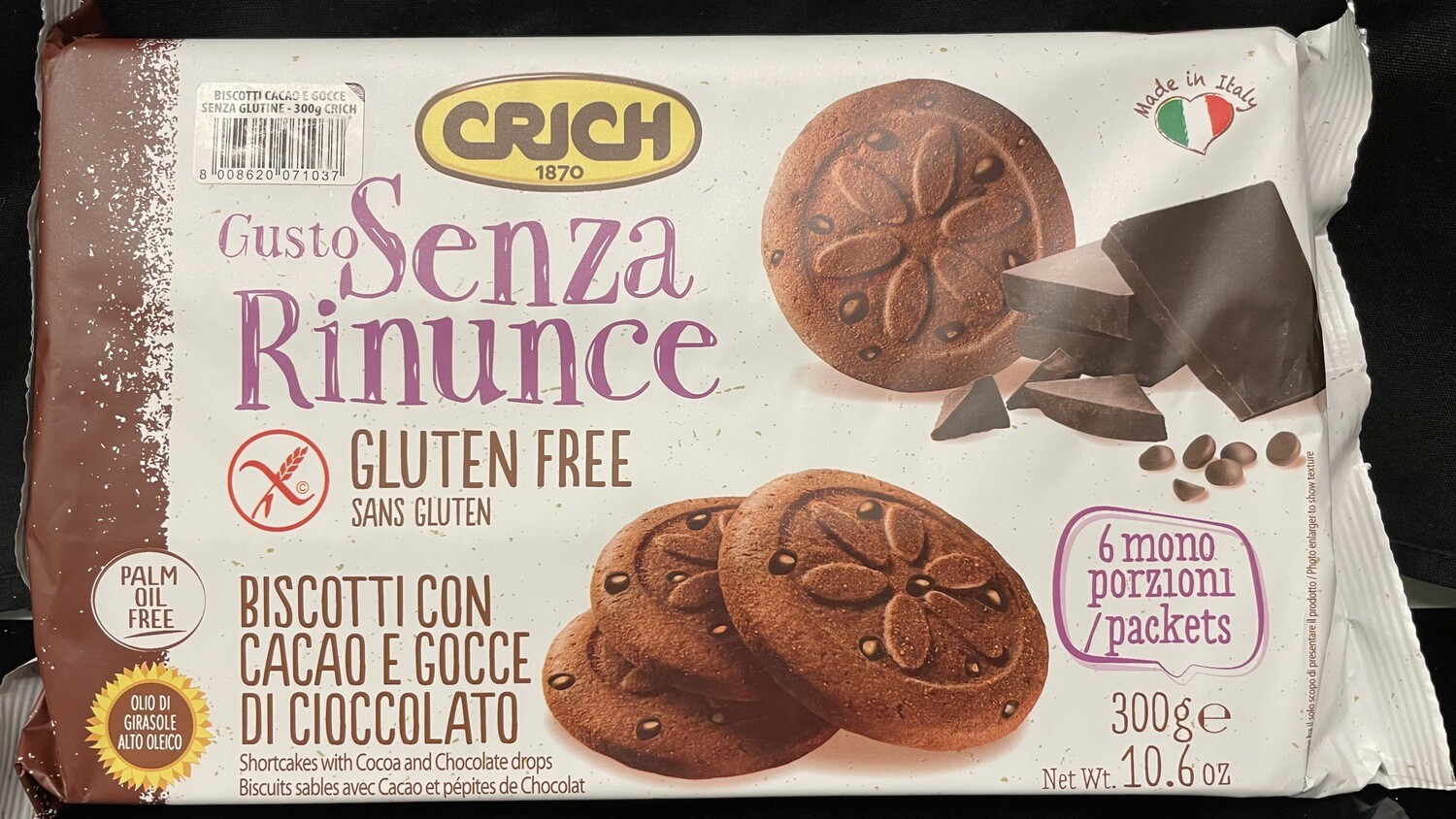 Crich Chocolate Cookies - GLUTEN FREE