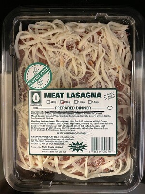 Gluten Free Meat Lasagna - Square