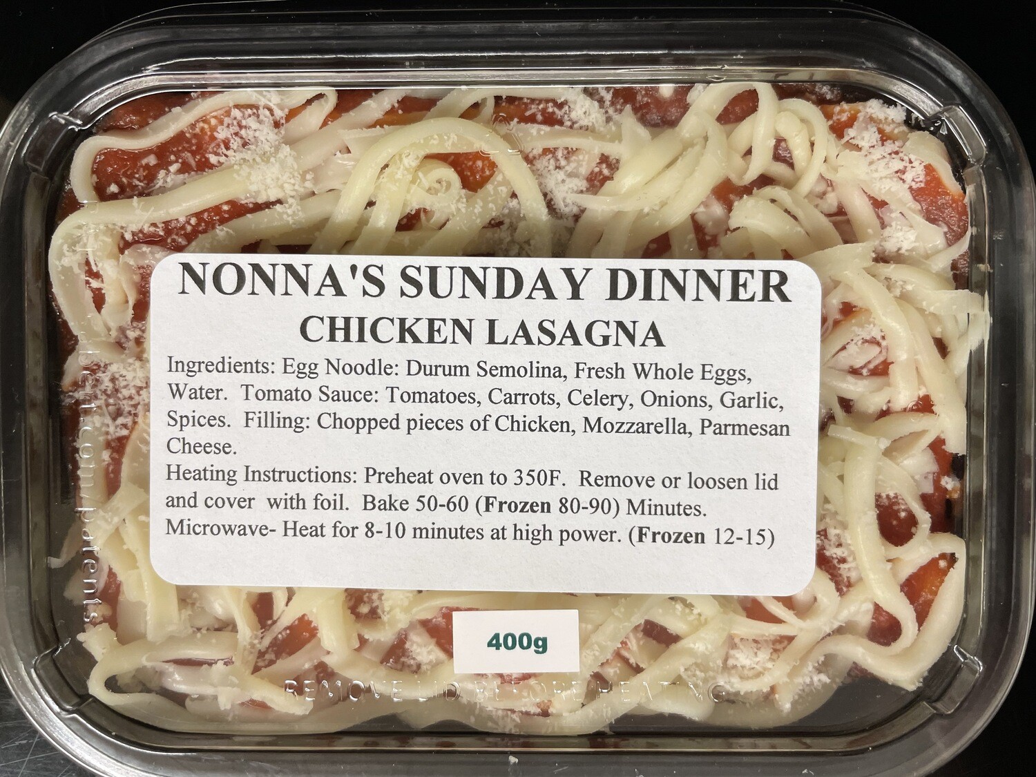 Mini Chicken Lasagna