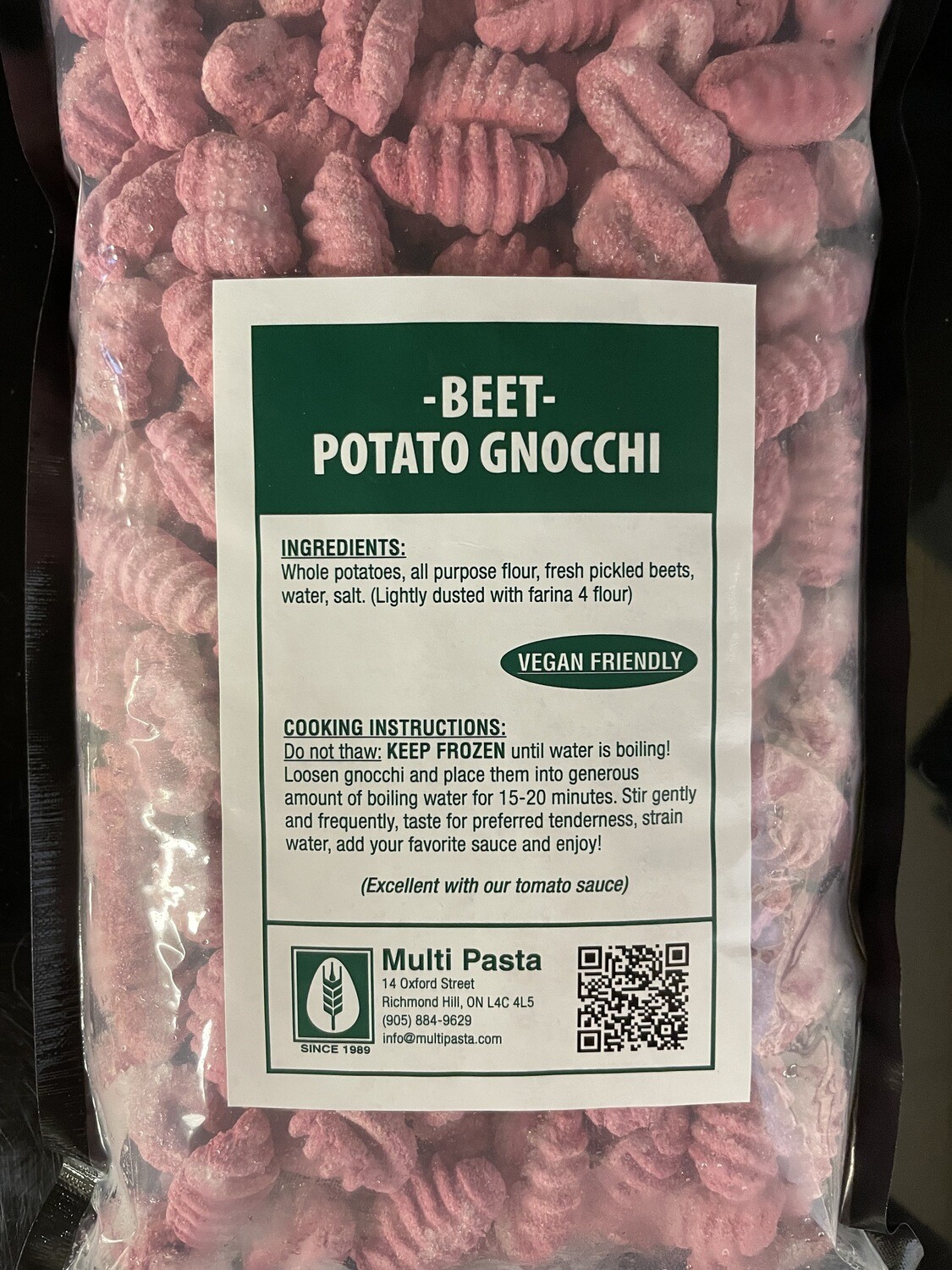 Vegan Beet Gnocchi