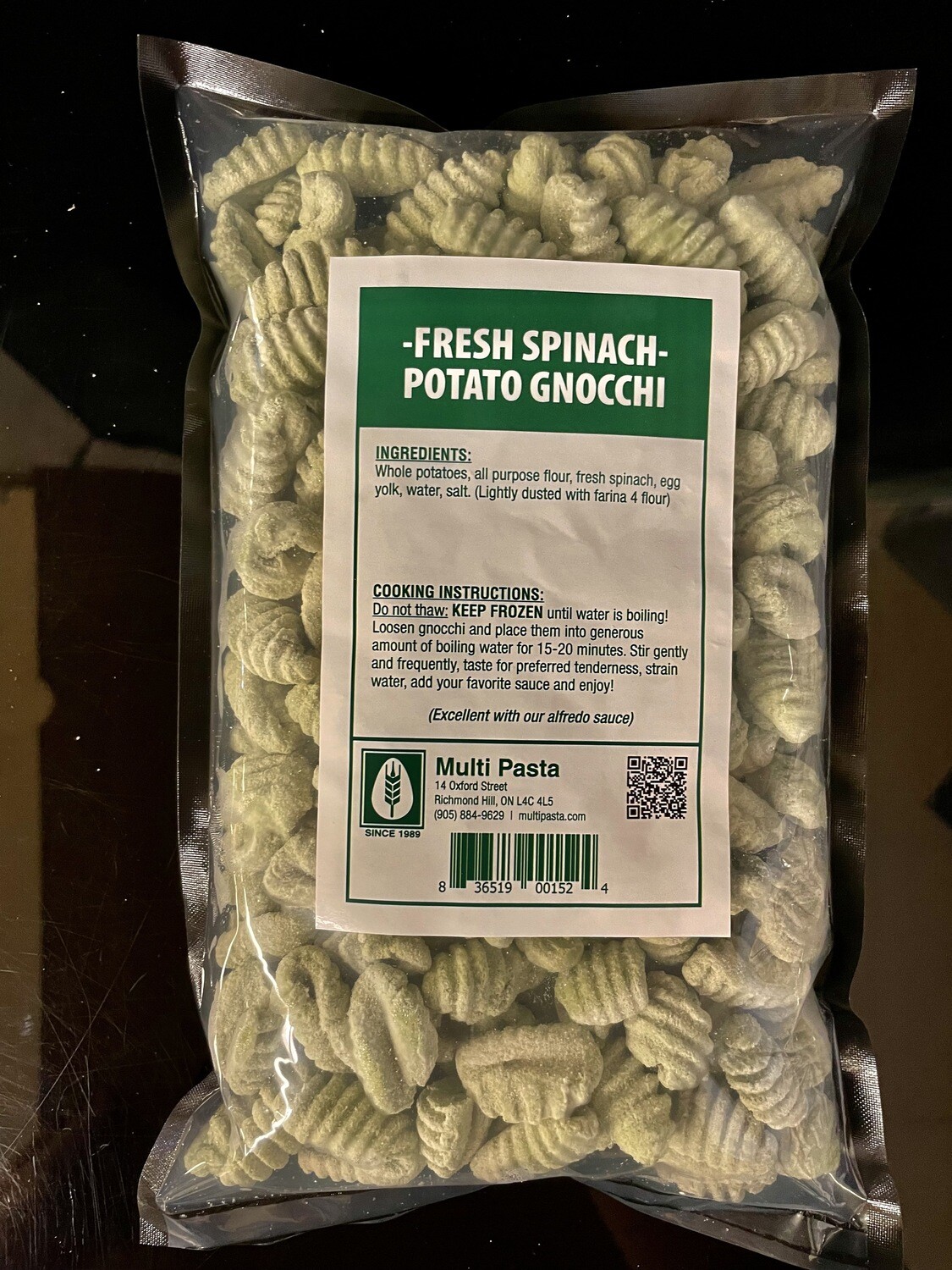 Spinach Gnocchi