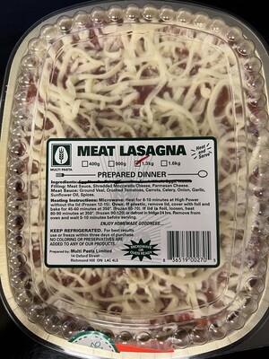 Gluten Free Meat Lasagna - Dome