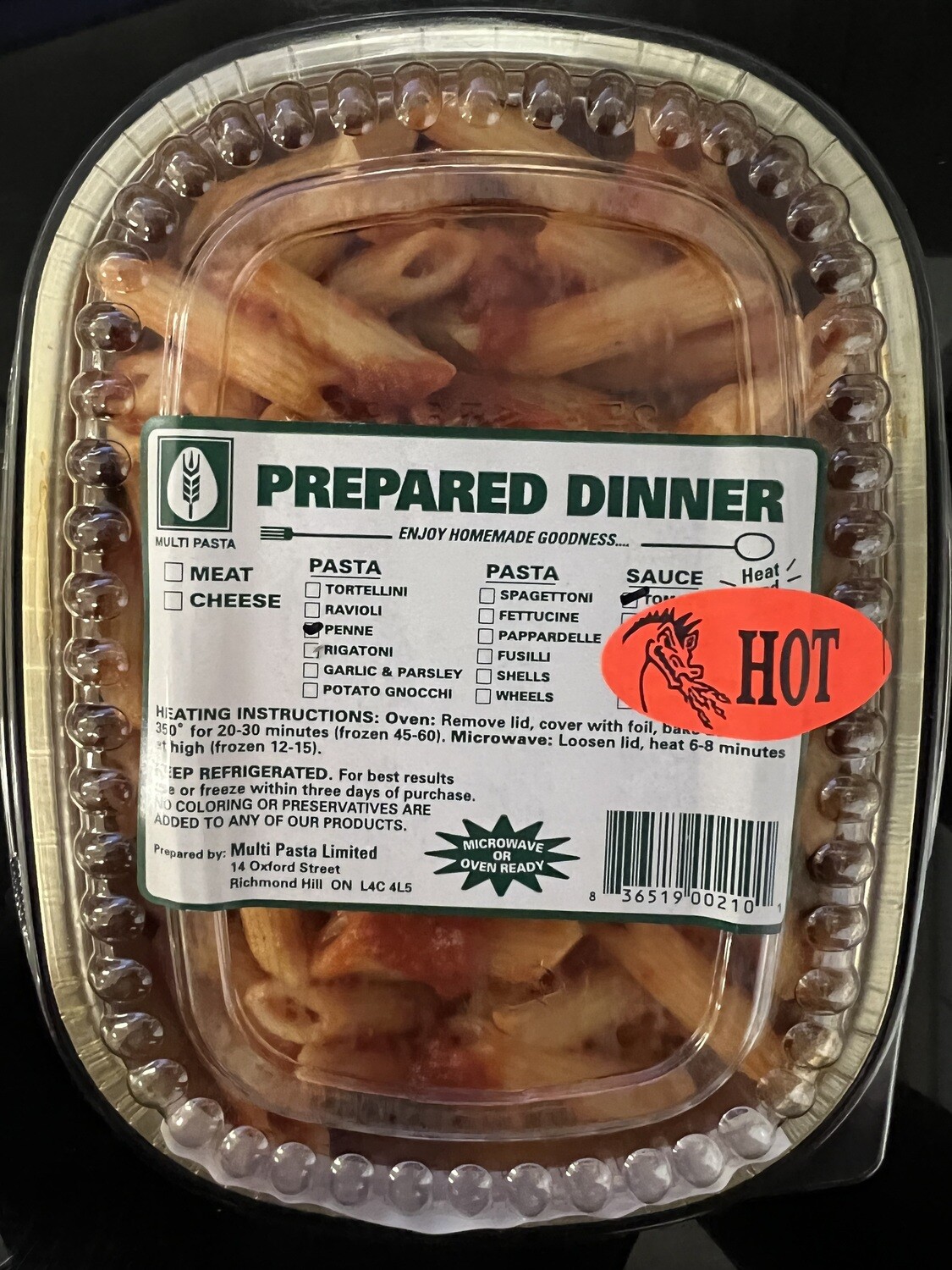 Mini Penne Arrabiata