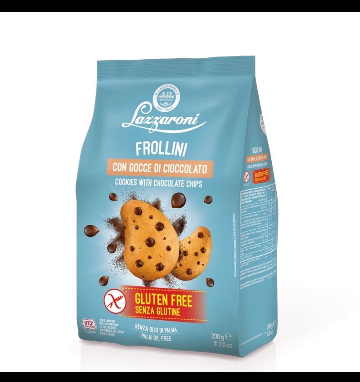 Lazzaroni Frollini Gocce Di Cioccolato - GLUTEN FREE