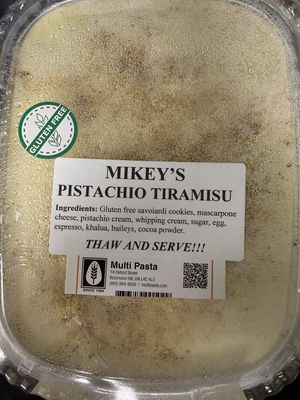 Gluten Free Pistachio Tiramisu