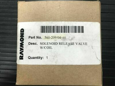 Raymond Solenoid Release Valve 560-209/04