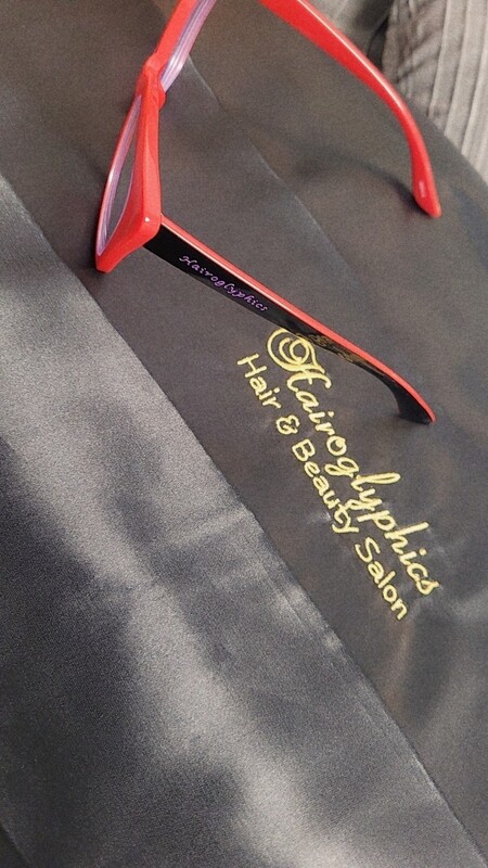Hairoglyphics Hair and Beauty Salon Silk Pillowcase