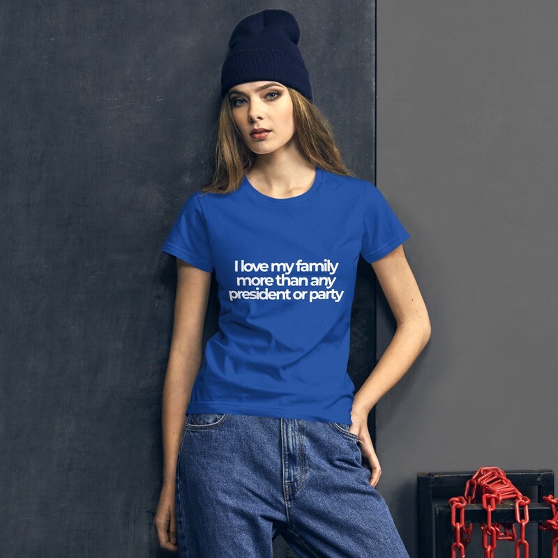 I love my family more than politics - Red/Blue