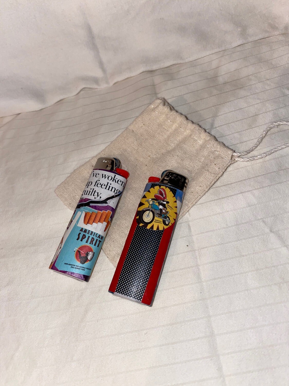2 Pack Collaged Lighters