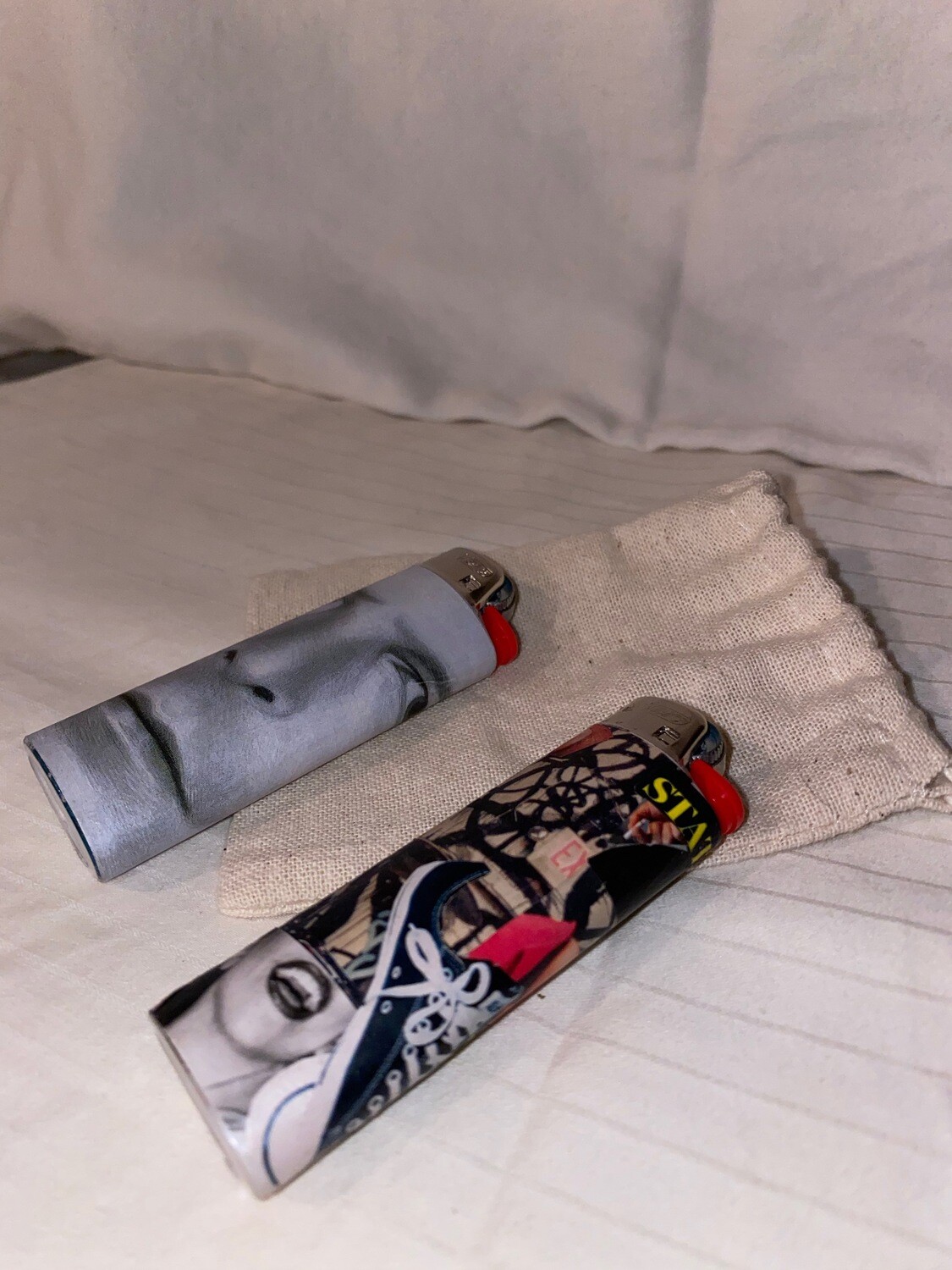 2 Pack Collaged Lighters
