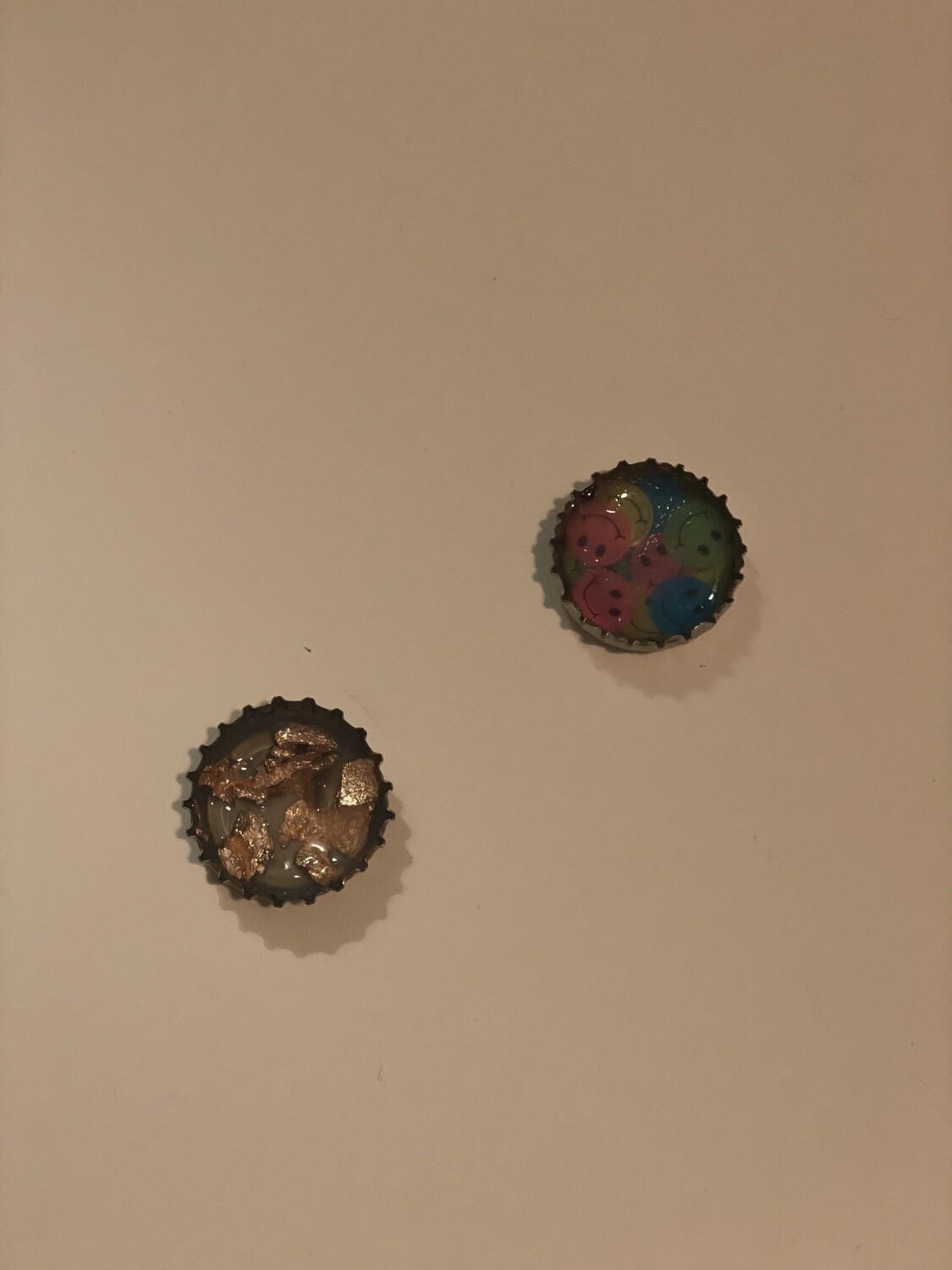 Repurposed Cap Magnets