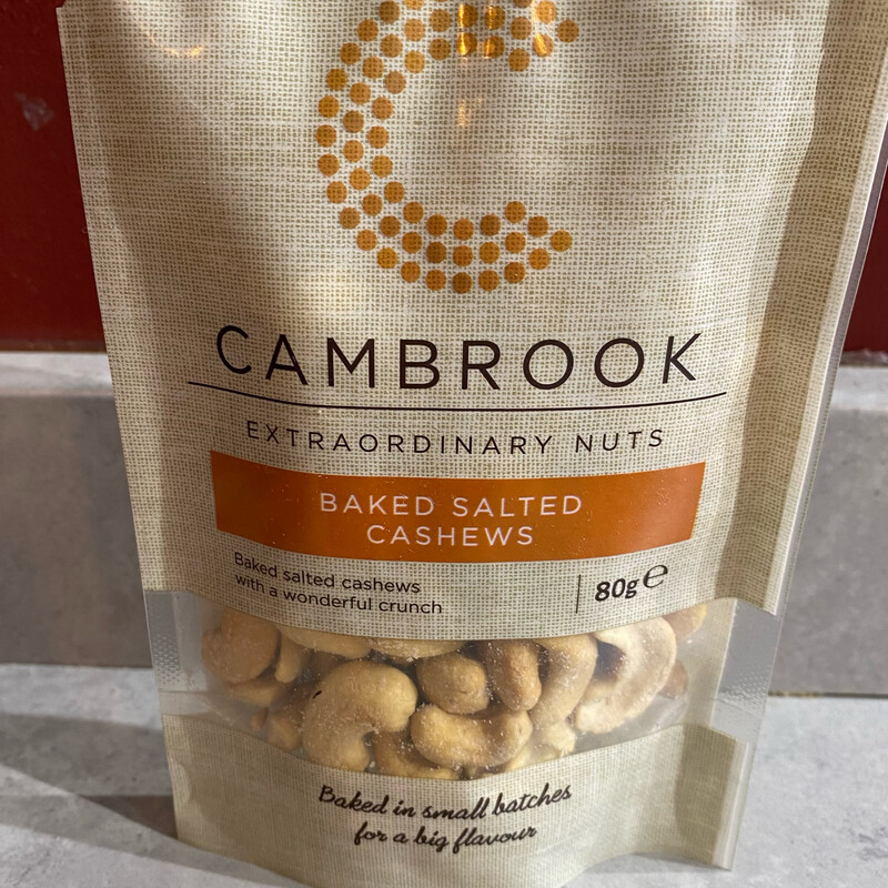 Baked Salted Cashews 80g
