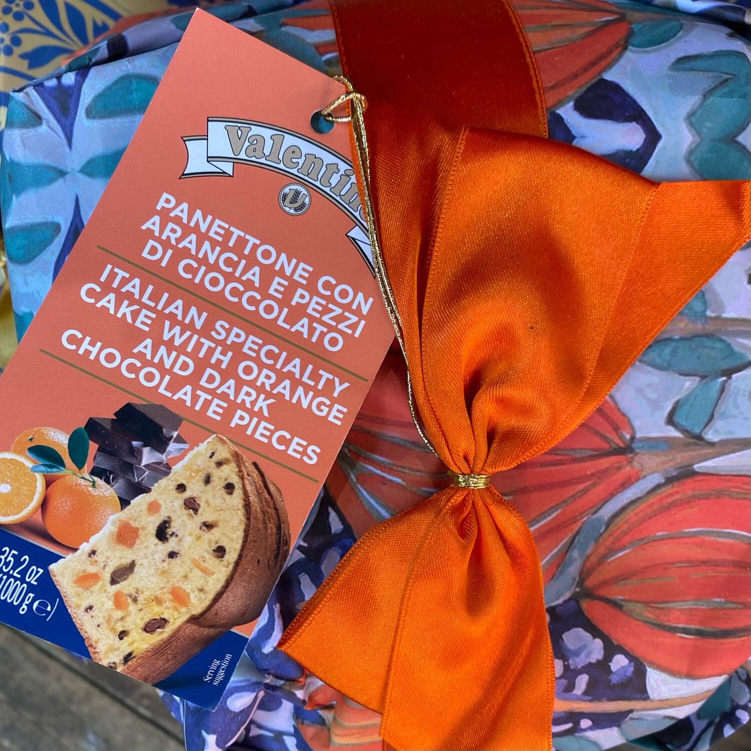 Chocolate orange panettone