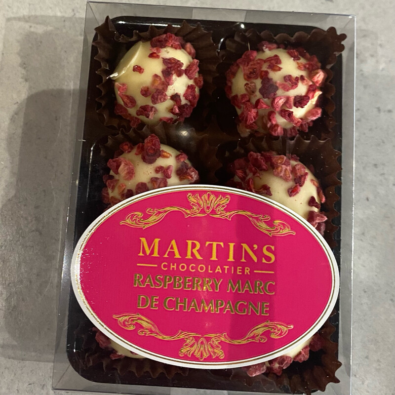 Raspberry & Champagne Truffles