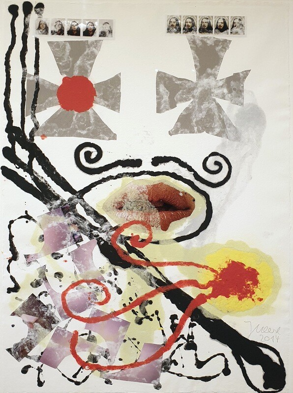 Jonathan Meese &quot;Die Kunst lacht Dir...&quot;          UNIKAT