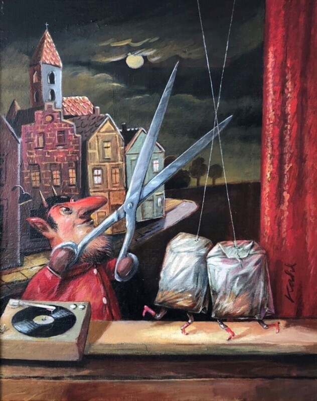 Ernst Kahl - &quot;Tanztee&quot; UNIKAT