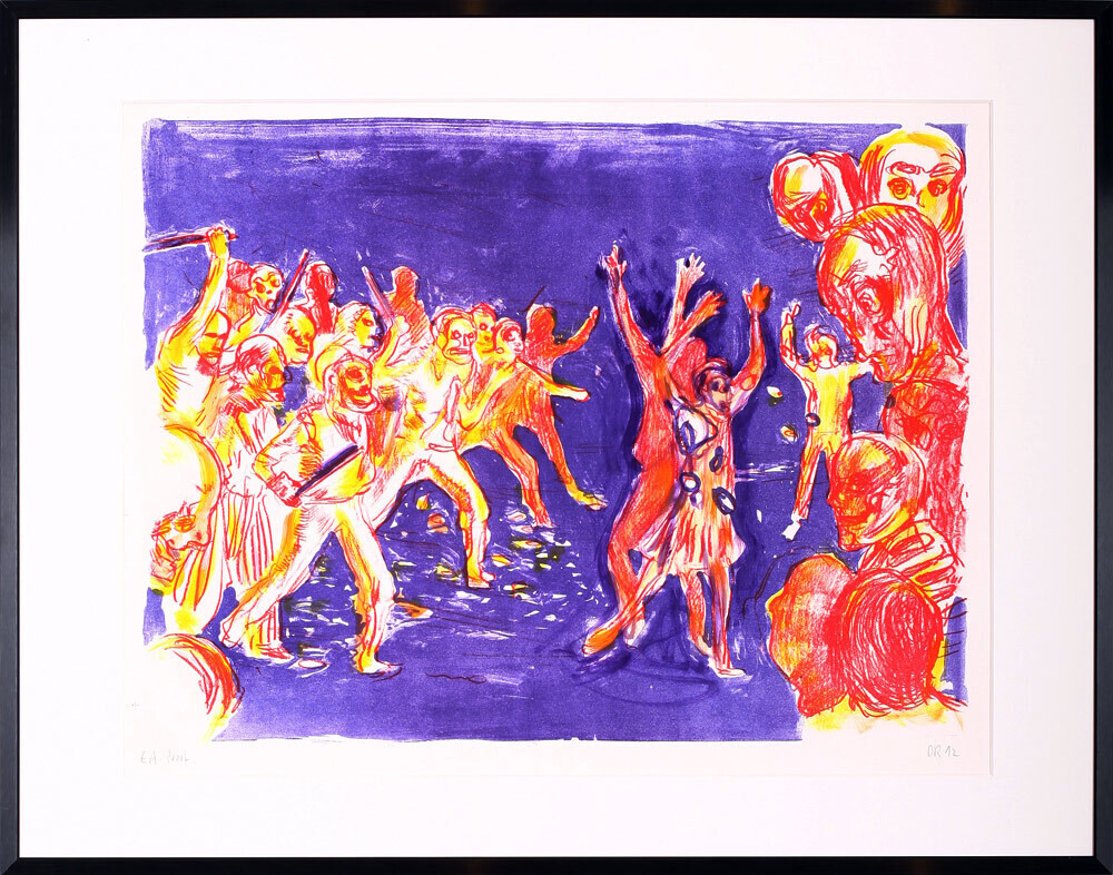 Daniel Richter "Kritik der Gruppe" - UNIKAT