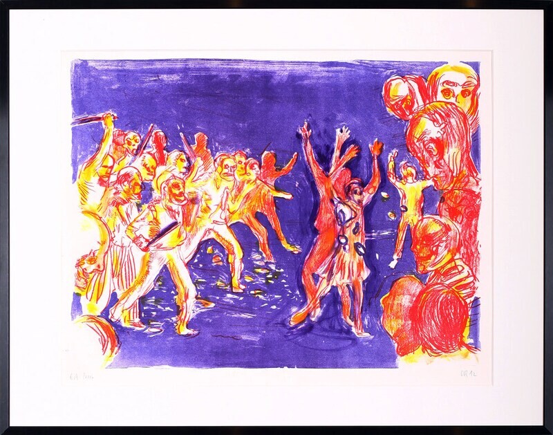 Daniel Richter "Kritik der Gruppe" - UNIKAT Daniel Richter "Kritik der Gruppe" - UNIKAT