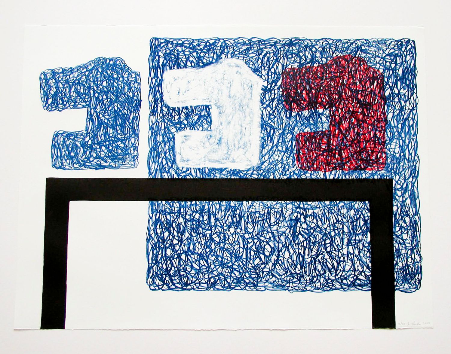 Jonathan Lasker - "Domestic Setting" 2002