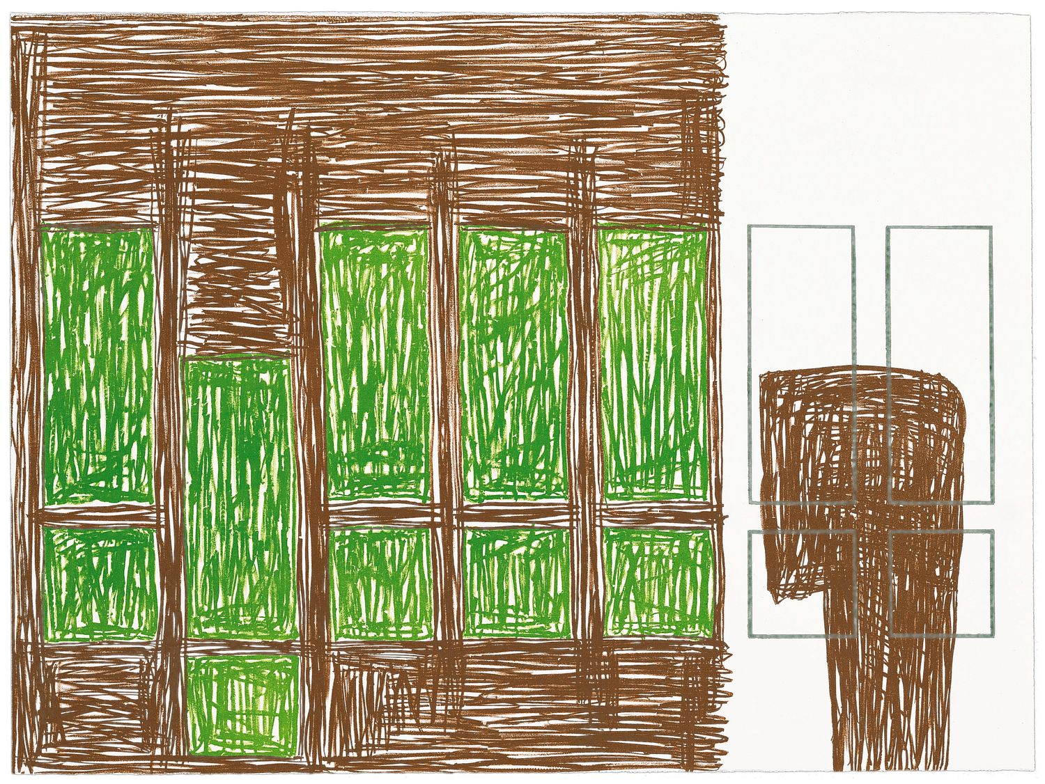 Jonathan Lasker - "Natural Placement" 2002