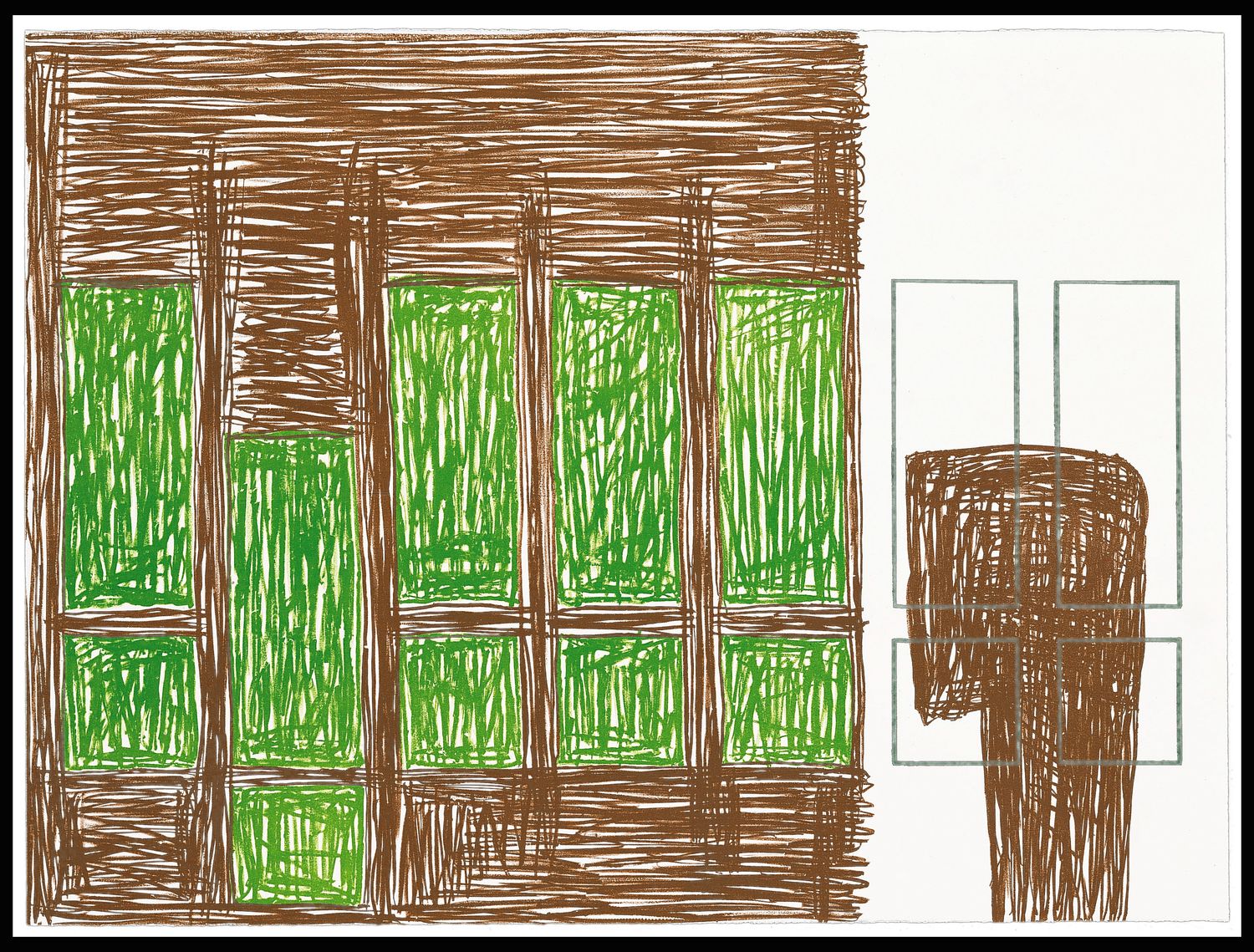 Jonathan Lasker - "Natural Placement" 2002