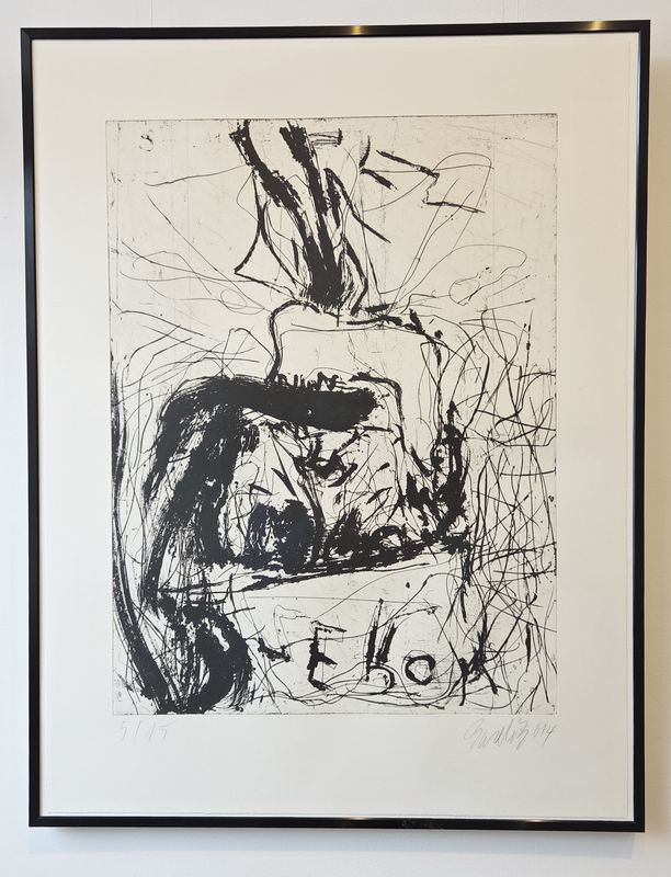 Georg Baselitz - "o.T. #2'' aus Farewell Bill 10er Serie,  2013