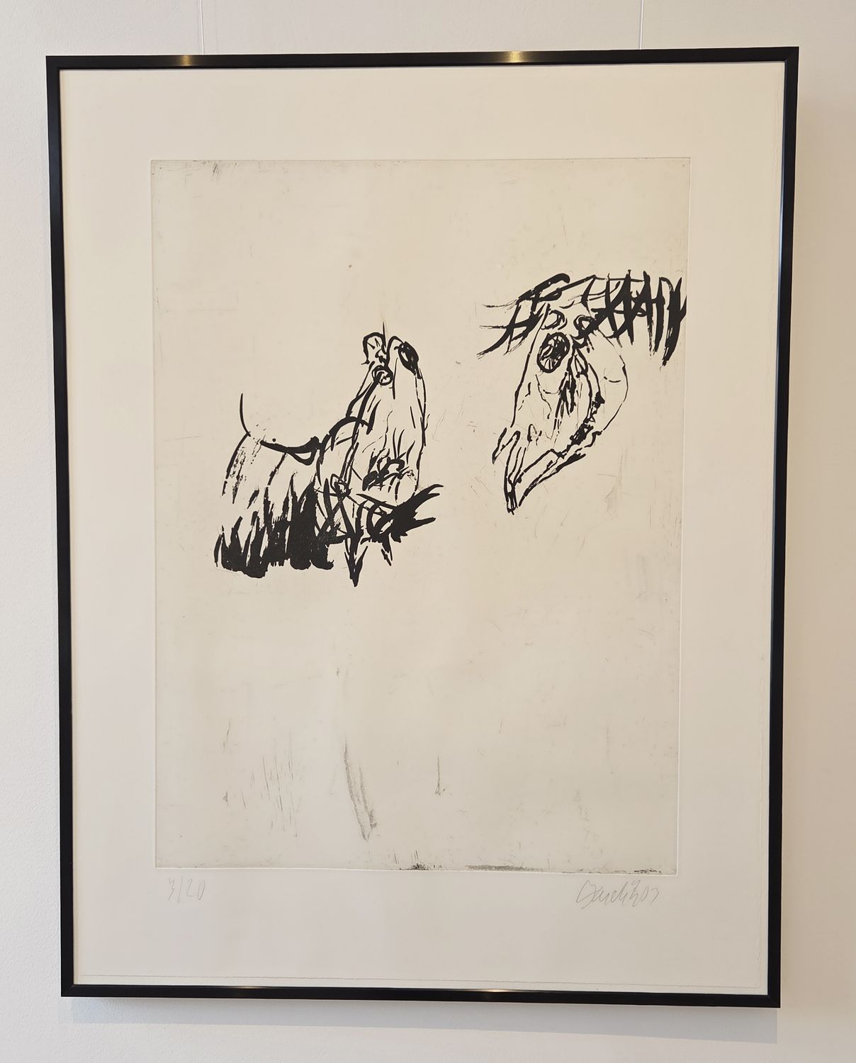 Georg Baselitz - "Vorher, Nachher"  2003/04