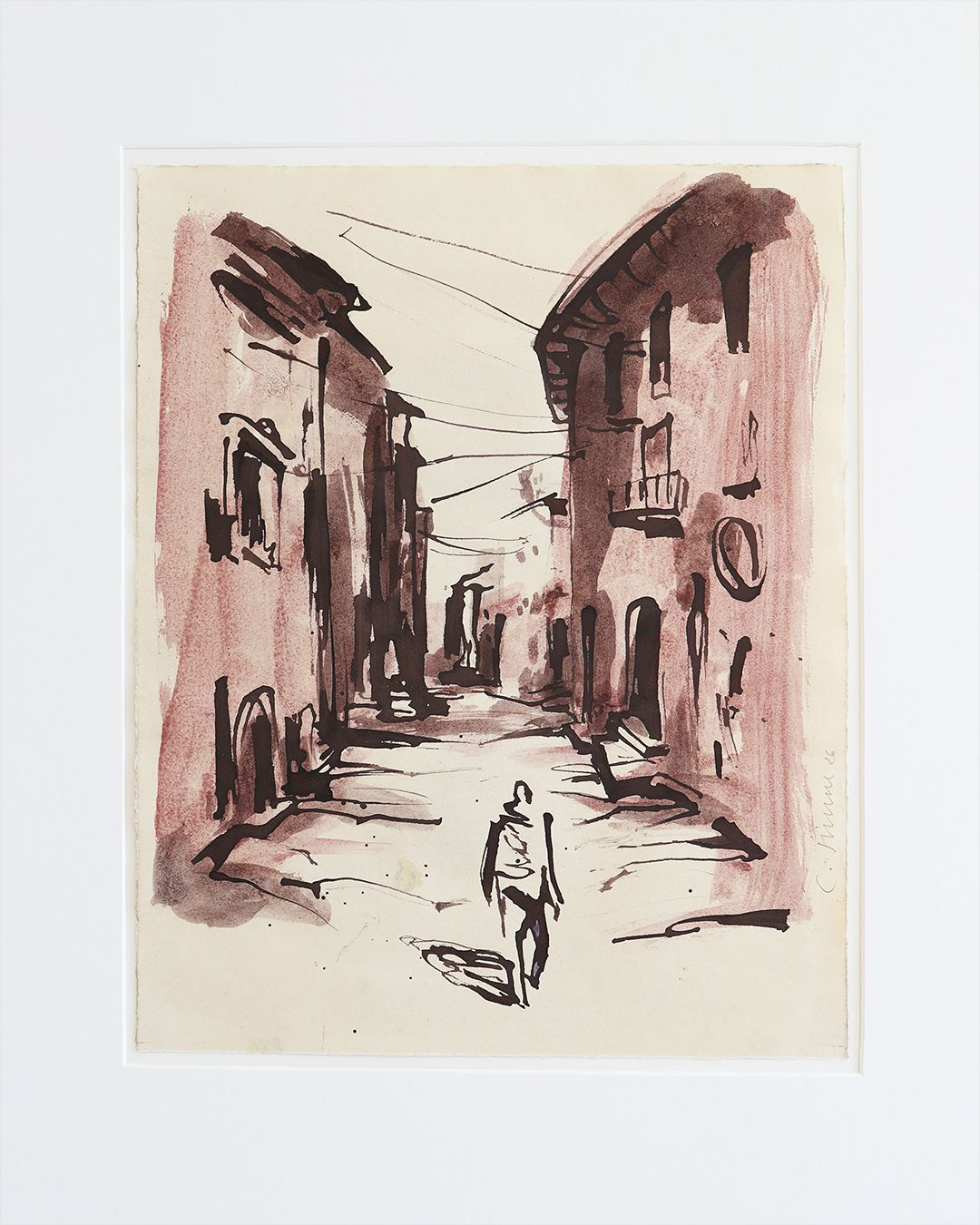 Christian Imme - ''Blick in Gasse''  2026