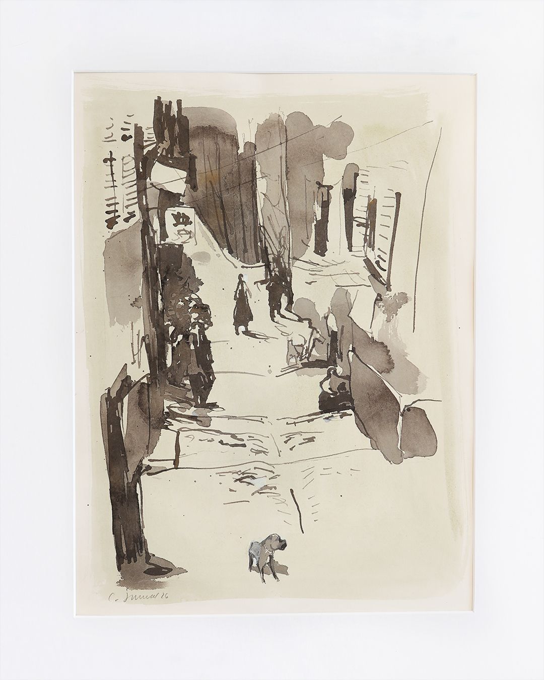 Christian Imme - ''Gasse mit Aufpasser''
