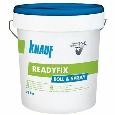 KNAUF Readyfix Roll & Spray gatavā izsmidzināma špaktele, 28kg