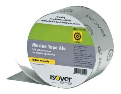 ISOVER Marine Tape ALU Nearmēta alumīnija līmlenta