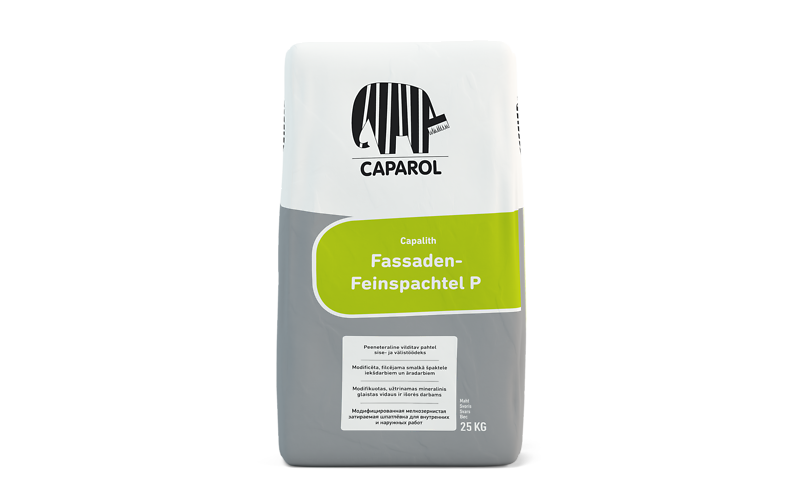 CAPAROL Capalith Fassaden-Feinspachtel P minerāla pulverveida fasādes špaktele, 25kg