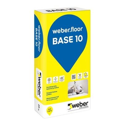 WEBER (Vetonit) floor base 10 sausais betons grīdām, 25kg