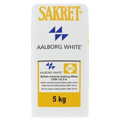 SAKRET Aalborg White baltais cements CEM I 52,5 R