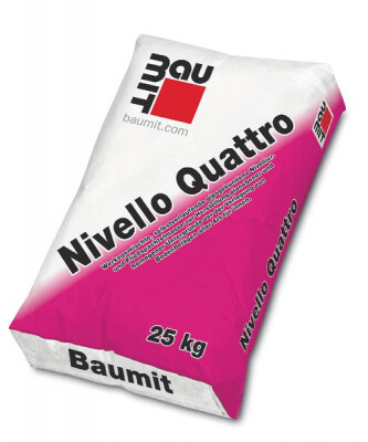 BAUMIT Nivello Quattro pašizlīdzinošā masa grīdām, 25kg