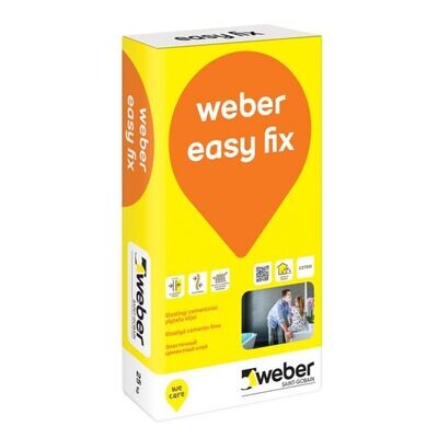 WEBER Easy Fix flīžu līme, 25kg