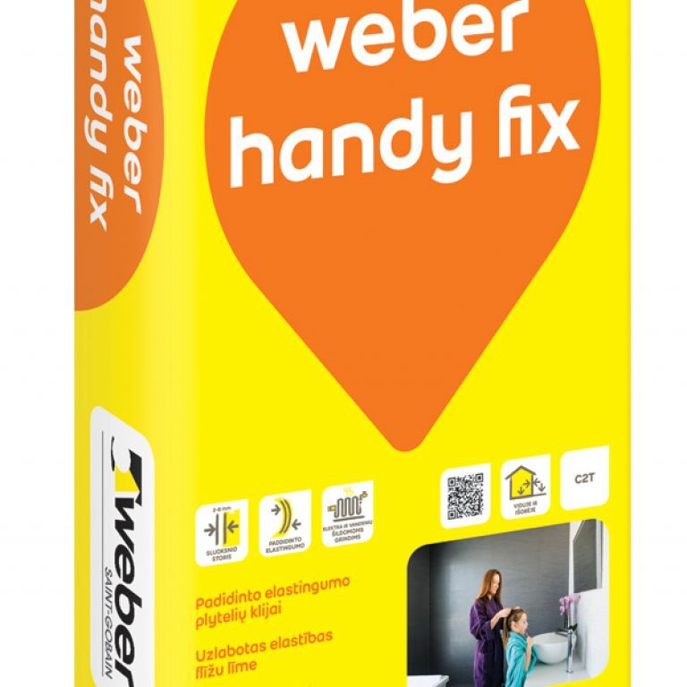 WEBER Handy Fix flīžu līme