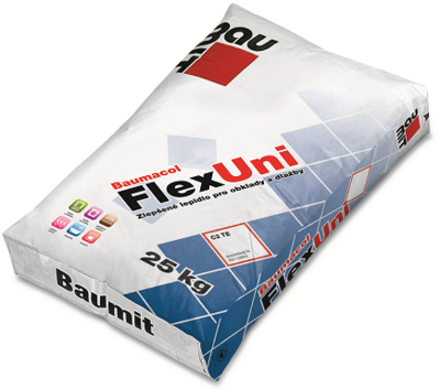 BAUMIT Baumacol FlexUni elastīga flīžu līme ar paaugstinātu izstrādes laiku 25kg