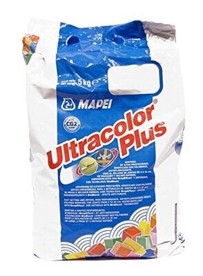 MAPEI Ultracolor Plus cementa bāzes flīžu šuvotājs ar ūdens atgrūšanas un pretpelējuma efektiem