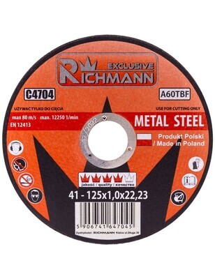 RICHMANN EXCLUSIVE Slīpdisks metālam / 125x6mm