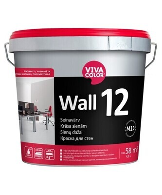 VIVACOLOR WALL 12 A krāsa Pusmatēta krāsa sienām