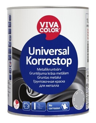 Vivacolor Universal Korrostop gruntējuma krāsa metālam Pelēka