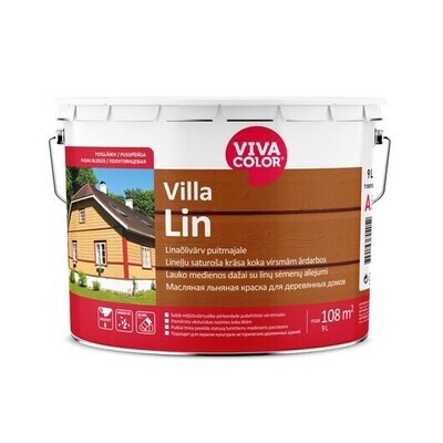 Vivacolor Villa Lin C, lineļļu saturoša krāsa koka virsmām ārdarbos