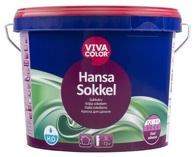 Vivacolor Hansa Sokkel C krāsa Ūdens bāzes krāsa cokoliem