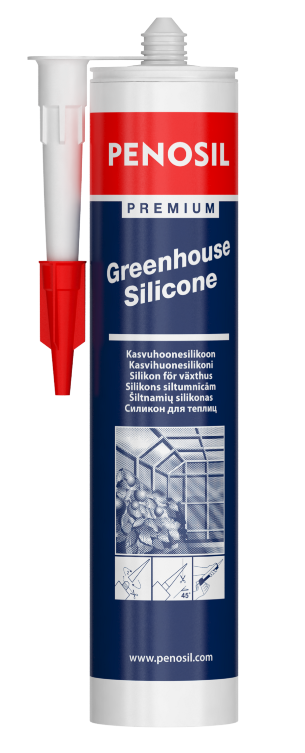 PENOSIL Premium Greenhouse Silicone Silikona hermētiķis siltumnīcām, Caurspīdīgs, 310ml