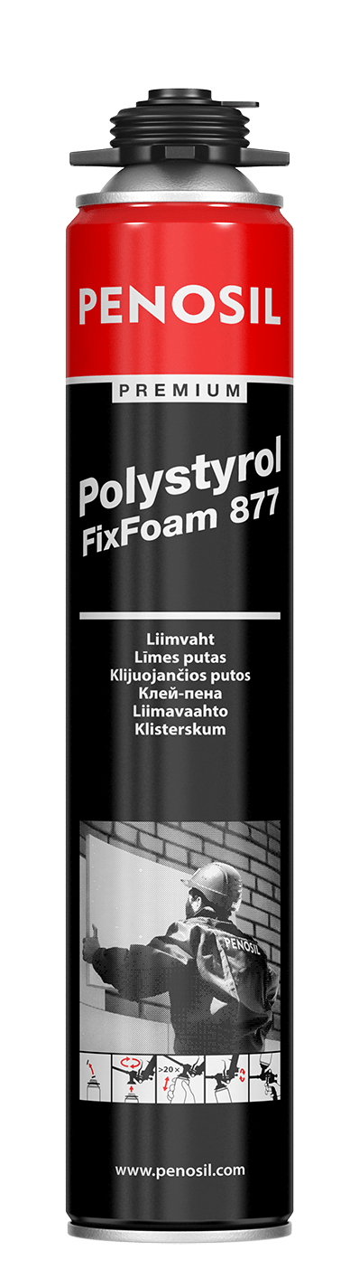 PENOSILPremium Polystyrol FixFoam 877 Līmējošās putas izolācijas plāksnēm