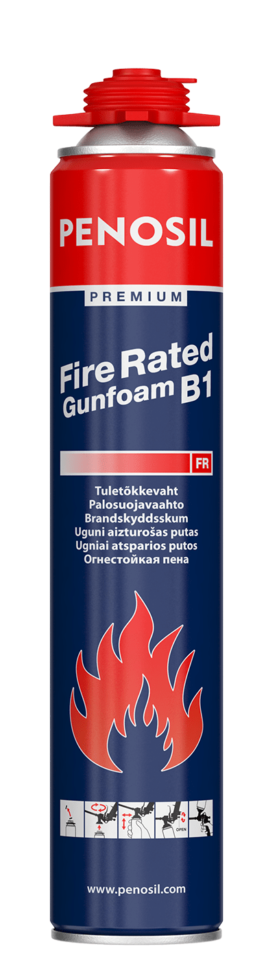 PENOSIL Premium FireRated Gunfoam Profesionālas ugunsdrošas putas