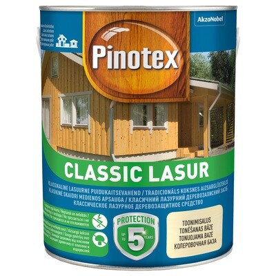 PINOTEX Classic Lasur Tradicionāls koksnes aizsarglīdzeklis 1L