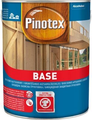 PINOTEX Base Bezkrāsains koksnes gruntēšanas aizsarglīdzeklis